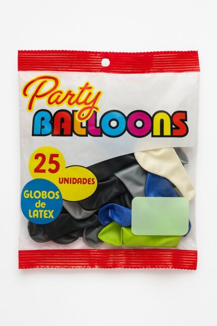 GLOBO LISO SURTIDO PARTY BALLONS x25U x40B