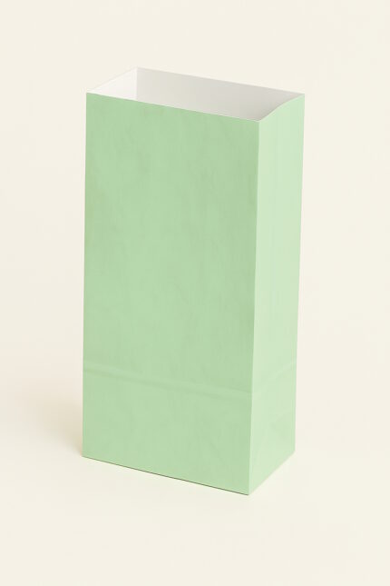 BOLSA VERDE PASTEL LISA X 50U